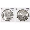 Image 1 : Lot of (2) 1883-O $1 Morgan Silver Dollar Coins