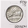 Image 1 : 1936-S Oregon Trail Memorial Commemorative Half Dollar Coin