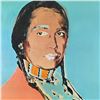 Image 2 : Andy Warhol (1928-1987) "The American Indian Series (Blue)" Print Poster on Paper