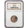 Image 1 : 1875 Twenty Cent Piece Coin NGC MS62 Great Color