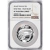 Image 1 : 2016P Tuvalu $1 Proof Star Trek High Relief 1oz Silver Coin NGC PF70 Ultra Cameo