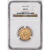 Image 1 : 1913-S $5 Indian Head Half Eagle Gold Coin NGC AU53