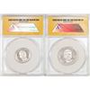 Image 2 : Set of 2014 Proof 1/4 oz & 1/2 oz Platinum JFK Apollo 11 Anniversary Medal ANACS MS69