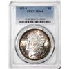 Image 1 : 1882-S $1 Morgan Silver Dollar Coin PCGS MS64 Nice Toning