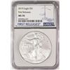 Image 1 : 2019 $1 American Silver Eagle Coin NGC MS70 First Release Silver Foil Label