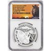 Image 1 : 2016 Tanzania 1000 Shillings Black Rhino Big 5 HR Silver Coin NGC PF70 Ultra Cameo