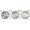 Image 1 : Lot of 1927-P/D/S $1 Peace Silver Dollar Coins