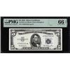 Image 1 : 1953 $5 Silver Certificate Note Fr.1655 PMG Gem Uncirculated 66EPQ