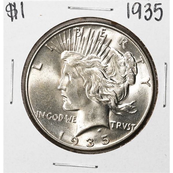 1935 $1 Peace Silver Dollar Coin
