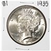 Image 1 : 1935 $1 Peace Silver Dollar Coin