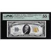 Image 1 : 1934A $10 North Africa WWII Silver Certificate Note PMG About Uncirculated 55EPQ