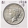 Image 1 : 1926-D $1 Peace Silver Dollar Coin