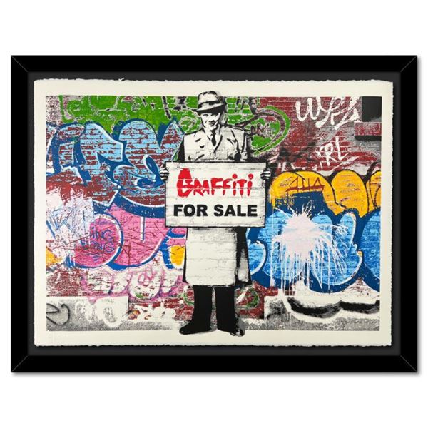 Hijack "Graffiti For Sale" Limited Edition Serigraph on Paper