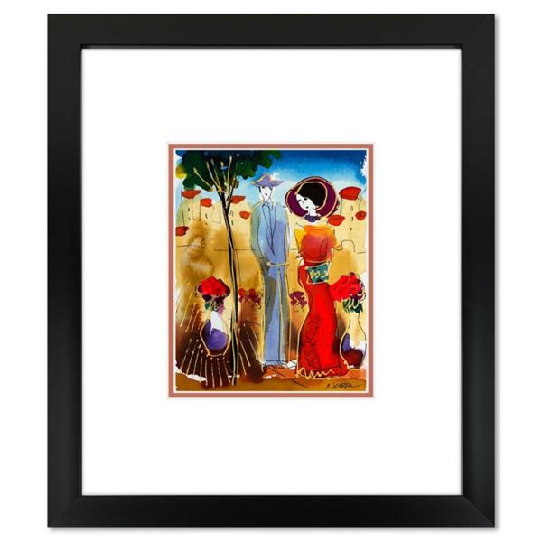 Moshe Leider Original Mixed Media on Paper