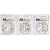 Image 1 : Lot of (3) 2016 $1 American Silver Eagle Coins PCGS MS70
