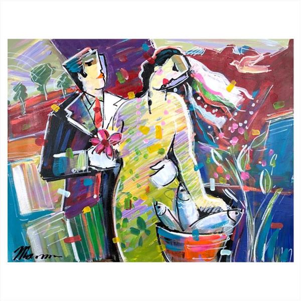 Isaac Maimon Original Acrylic on Canvas