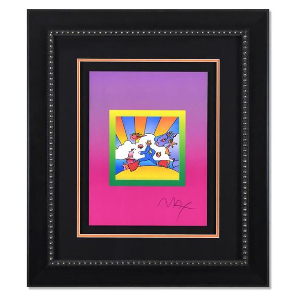 Peter Max "Cosmic Runner on Blends Ver II" Limited Edition Lithograph on Paper
