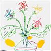 Image 2 : After Pablo Picasso (1881-1973) "Vase with Flowers" Print Collograph on Paper