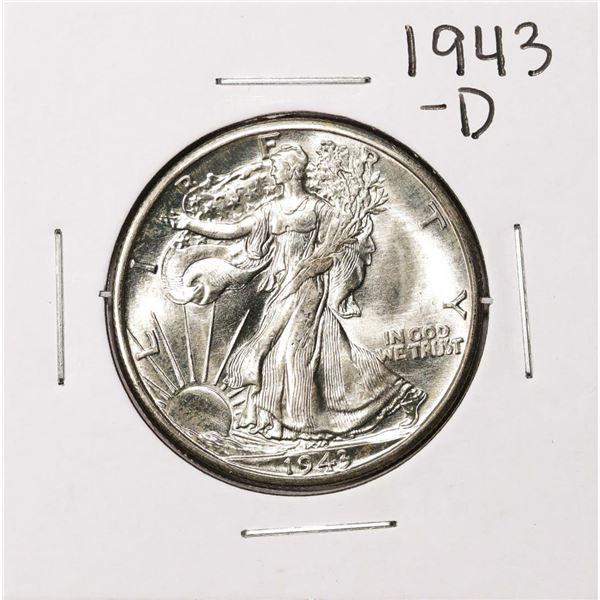 1943-D Walking Liberty Half Dollar Coin