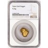 Image 1 : 9.23 Gram Yukon Gold Nugget NGC Graded