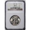 Image 1 : 1945 Walking Liberty Half Dollar Coin NGC MS64