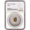 Image 1 : 3.60 Gram Yukon Gold Nugget NGC Graded