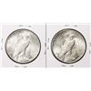 Image 2 : Lot of 1922-S & 1923-S $1 Peace Silver Dollar Coins