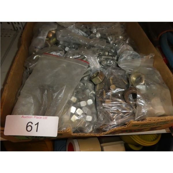 assorted bolts, nuts, etc