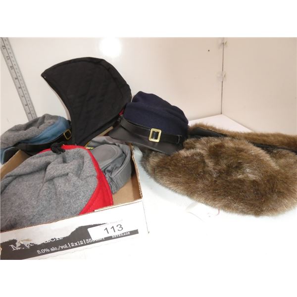 assorted hats