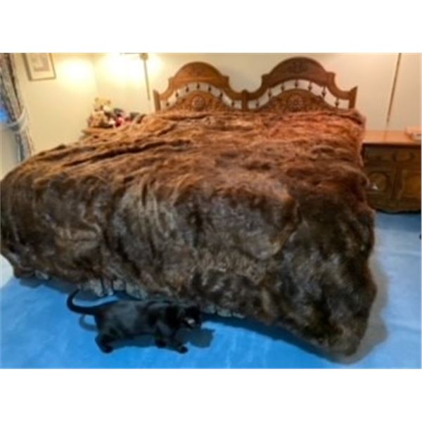 King Size Adirondak Beavers Blanket