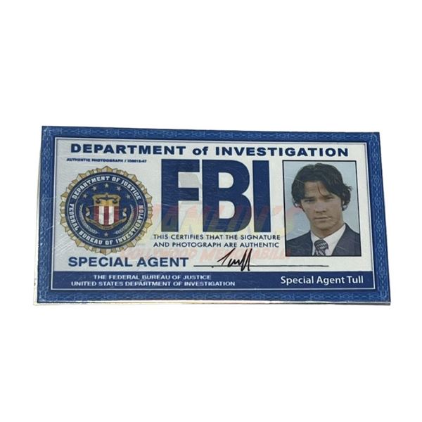 Supernatural (2005 - 2020) - Sam (Jared Padalecki) Jethro Tull Hero FBI ID