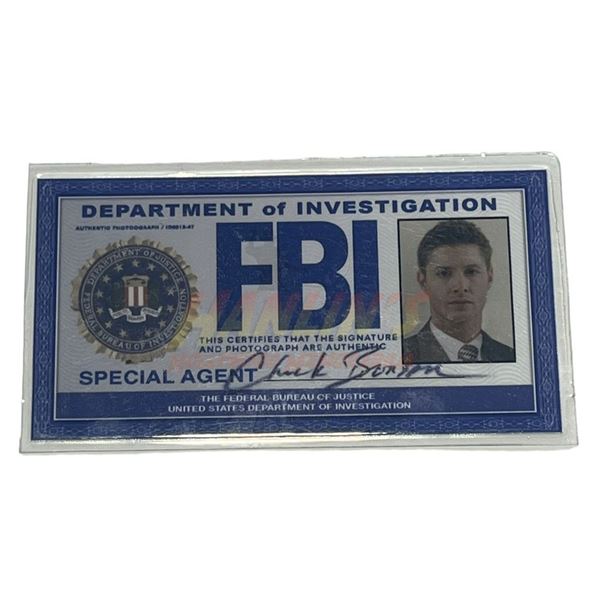 Supernatural (2005 - 2020) - Dean (Jensen Ackles) Chuck Bronson Hero FBI ID