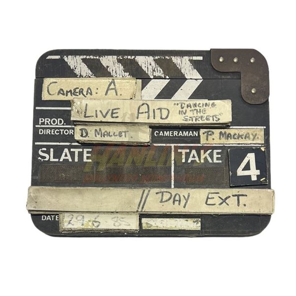 Highlander (1986) - Historic Clapperboard + Live Aid - Mick Jagger - David Bowie - Queen - Wham