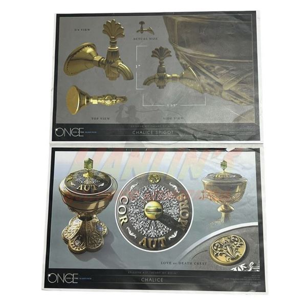Once Upon a Time (2011-2018) - The Heart Of Gold Chalice (x2)
