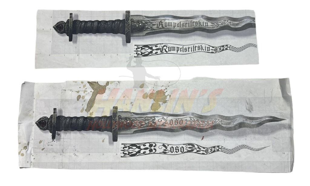 Once Upon a Time (20112018) Rumpelstiltskin Dagger Concept Art (x2)