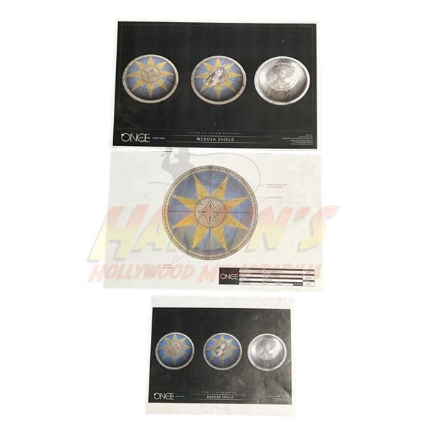 Once Upon a Time (2011-2018) - Medusa Shield Concept Art (x2)