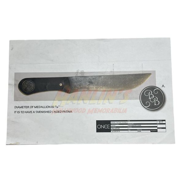 Once Upon a Time (2011-2018) - Blackbeard's Knife Concept Art