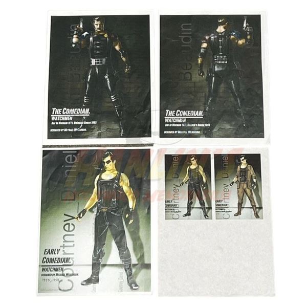 Watchmen (2009) - Comedian's (Jeffrey Dean Morgan) Costume Concept Art (x4)