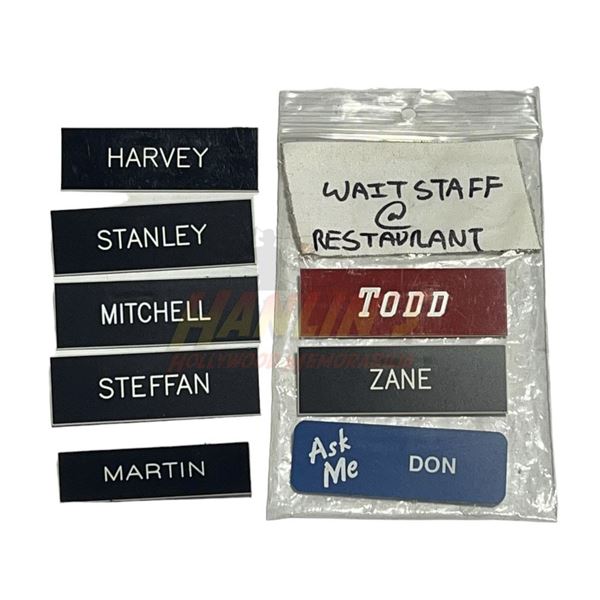 Arrow TV Series (2012-2020) - Restaurant Wait Staff Name Badge Collection