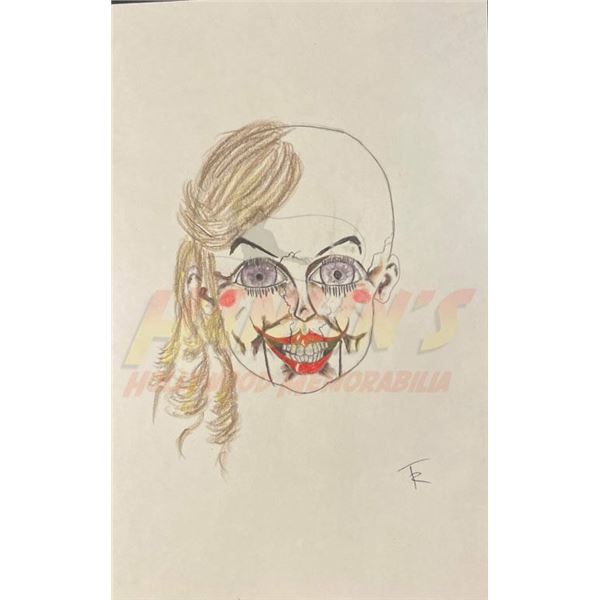The Conjuring (2013) - Annabelle Pre-Production Hand Drawn Concept Art - Lot C