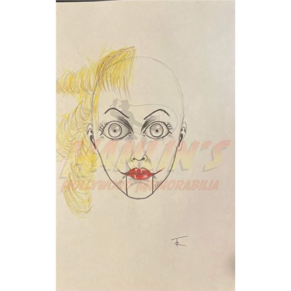 The Conjuring (2013) - Annabelle Pre-Production Hand Drawn Concept Art - Lot D