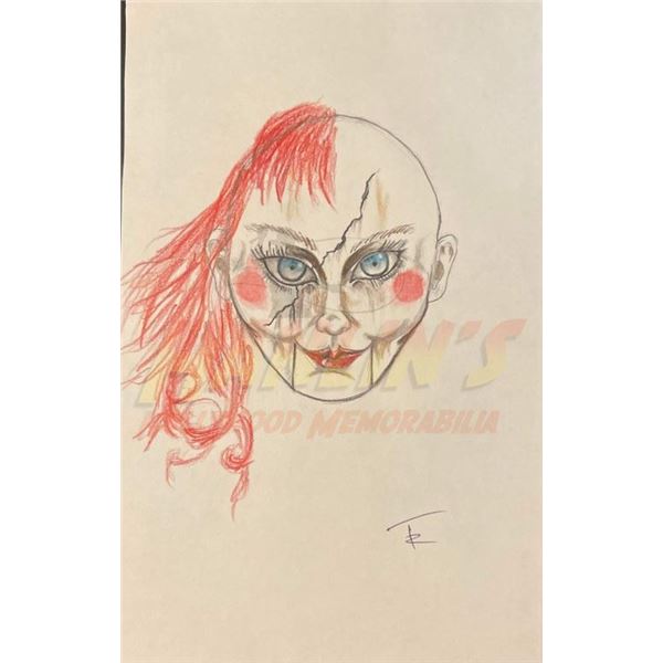 The Conjuring (2013) - Annabelle Pre-Production Hand Drawn Concept Art - Lot E
