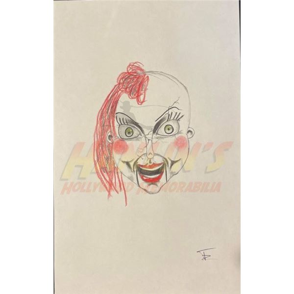 The Conjuring (2013) - Annabelle Pre-Production Hand Drawn Concept Art - Lot F