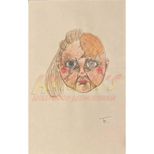 The Conjuring (2013) - Annabelle Pre-Production Hand Drawn Concept Art - Lot G