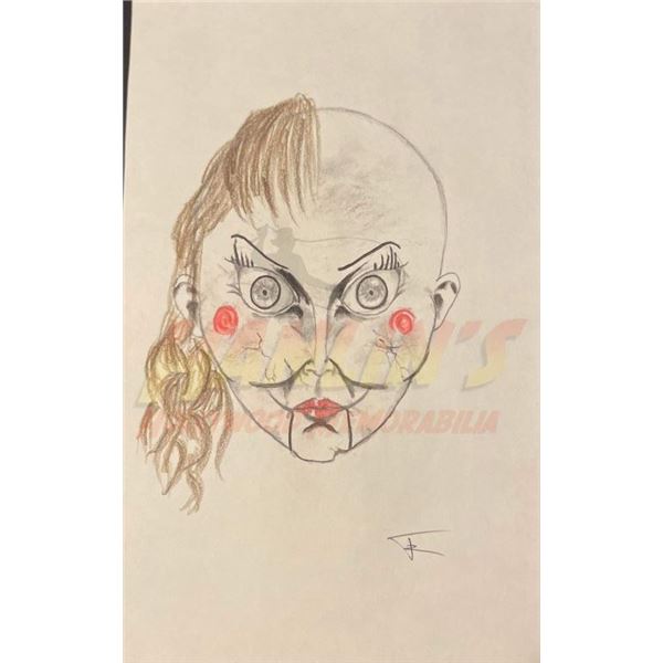 The Conjuring (2013) - Annabelle Pre-Production Hand Drawn Concept Art - Lot H