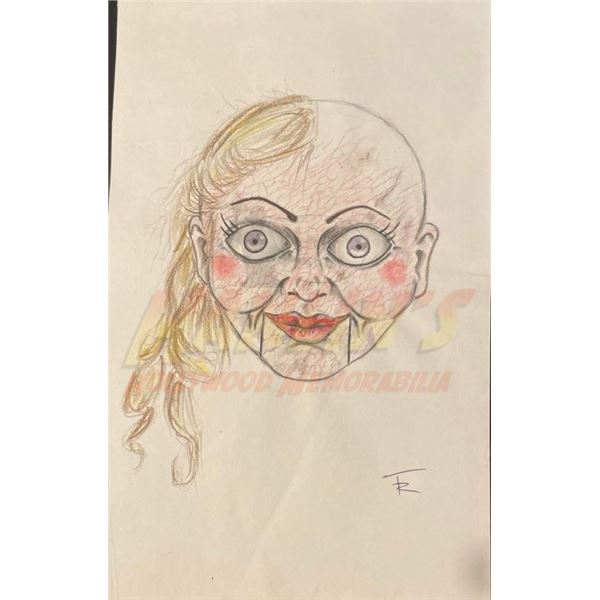The Conjuring (2013) - Annabelle Pre-Production Hand Drawn Concept Art - Lot I