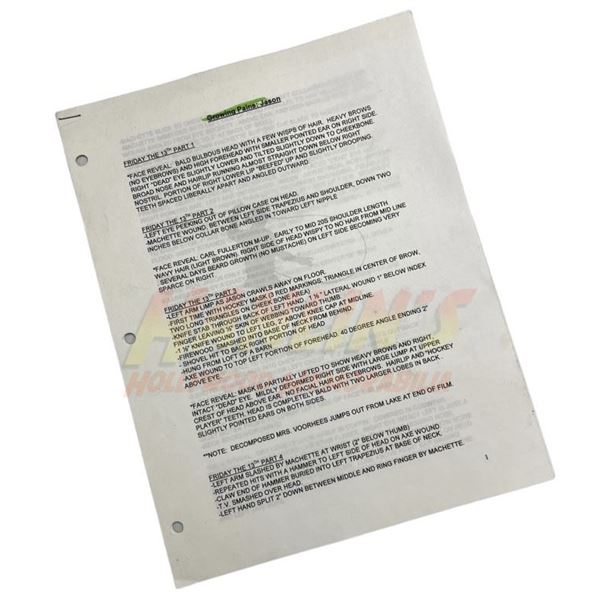 Freddy vs. Jason (2003) - Synopsis Of Jason's Wound and Damage History