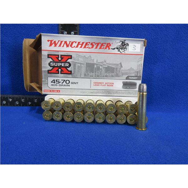 45-70 Gov't 405gr LFN Cowboy Action Winchester Cartridges