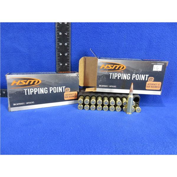 6.5 Creedmoor 140gr SST Tipping Point HSM Cartridges