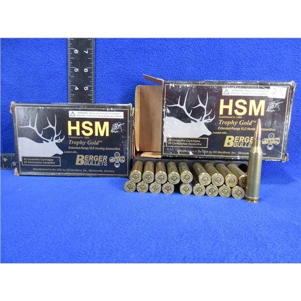 264 Win. Mag 140gr Berger HPBT VLD HSM Cartridges